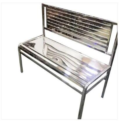 Stainless Steel Bench, Width : 52 cm