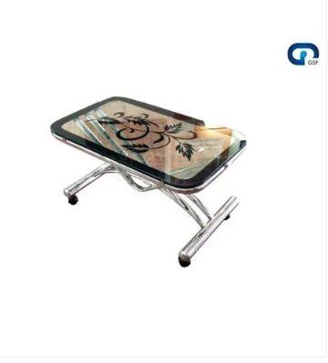 Rectangular Stainless Steel Center Table