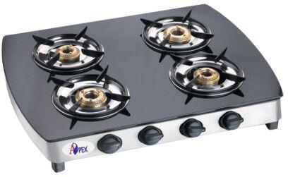 FOUR BURNER SPARKLE GLASS TOP