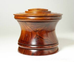 Rosewood soap shaving bowl