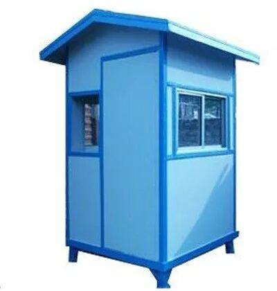Prefabricated Security Cabin, Color : Blue