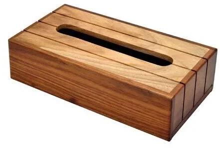 Wooden Tissue Paper Box