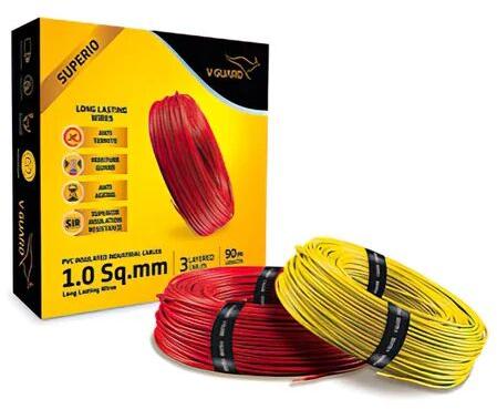 PVC V Guard Superio Wires, Wire Size : 1 sqmm