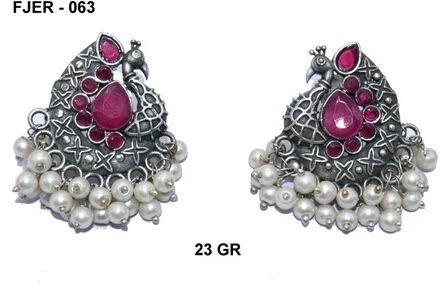 silver replica earrings