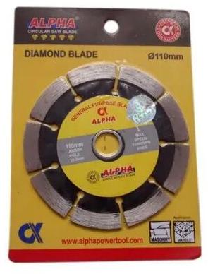 Alpha Round Polished Stainless Steel Marble Cutting Blade