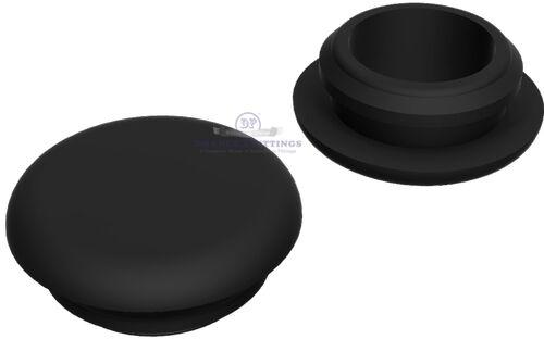 Screw Hole Plastic Cover Caps, Color : Black/White