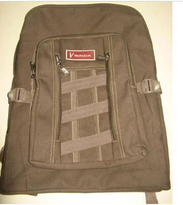 Canvas School Bag, Color : Brown