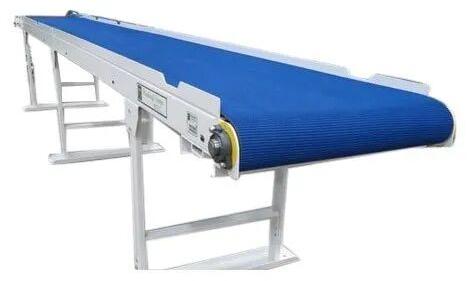 Spray Technic Mild Steel Horizontal Belt Conveyor, Length : 60-100 Ft