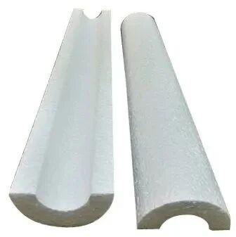 White NirajThermo Round Non Polished Thermocol Pipe Section, for Packaging, Features : Light Weight