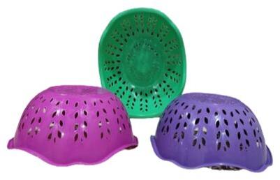 Plastic Storage Basket, Color : Green Pink Violet