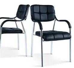 Office Visitor Chair, Color : Black