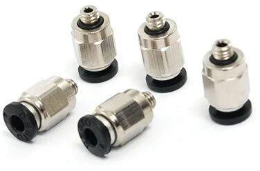 Pneumatic Push Connector Fitting, Connection : Male, Female