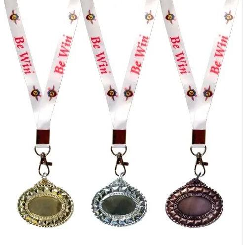 Multicolor Oval Brass Medals