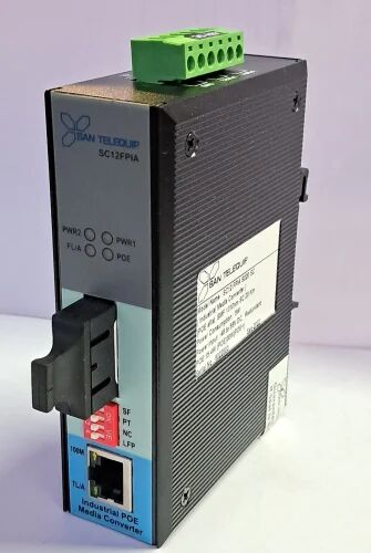 Industrial POE Media Converter