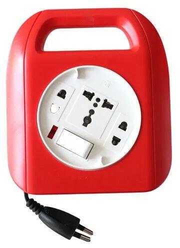 Plastic Extension Cord, Color : RED WHITE