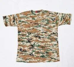 Printed PC Camouflage T Shirt, Gender : Unisex