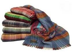 Woolen Throws, Color : Multi color