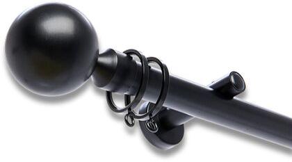 Aluminium Curtain Rod, for Home, Hotel, Color : Black