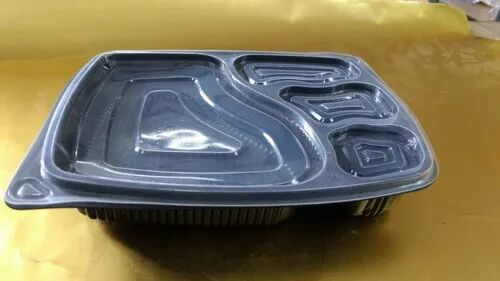 Plastic Meal Tray, Color : Gray