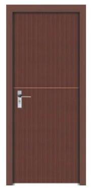 Wood Membrane Flush Door, Color : Brown