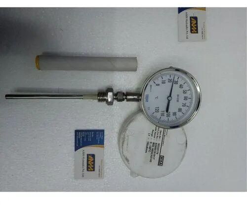Mild Steel Wika Temperature Gauge, Size : 4' Inch
