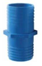 Blue plastic connectors