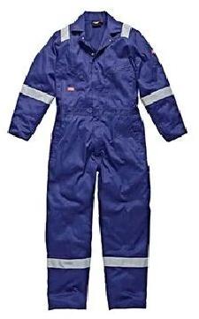 Blue COTTON Long Sleeve Coverall, for SAFETY APPLICATION, Size : M - XXXL