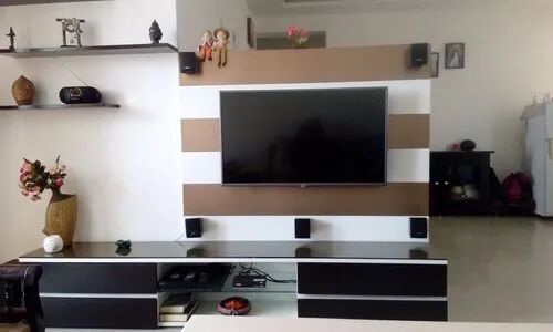 Wooden Modern LED TV Cabinet