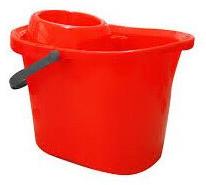 Plastic Mop Bucket, Color : Red