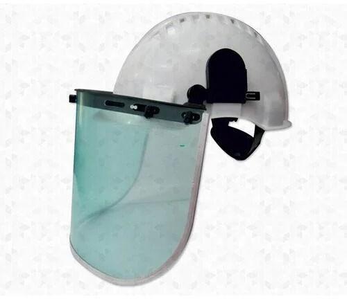 22*23CM PE+PVC Face Shield, Color : White