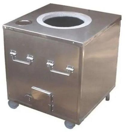 Square Stainless Steel SS Tandoor Bhatti, for Catering, Capacity : 50kg/hour