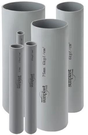 PVC Drainage Pipe, Color : Grey