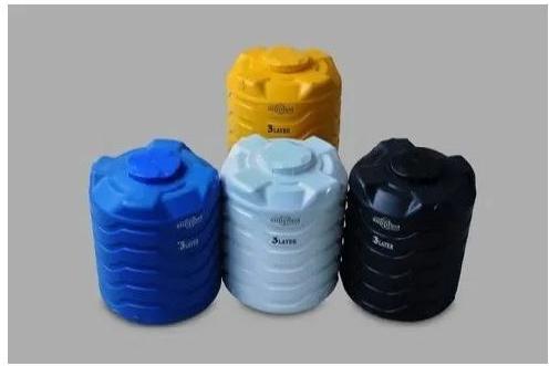 Round Plastic water storage tank, Capacity : 500 Litre