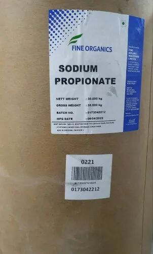 Fine organics Sodium Propionate Powder, Packaging Size : 30 kg