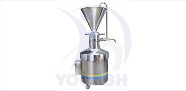 Polished 100-200kg Stainless Steel Electric Colloid Mill Machine, Dimension (LxWxH) : 580x260x465mm