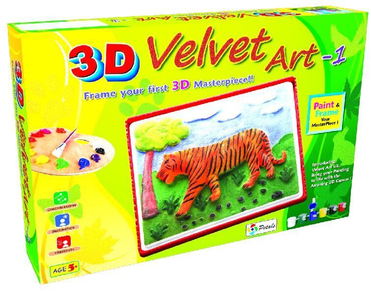 3D Velvet Art -1 Creative Educational Preschool Game