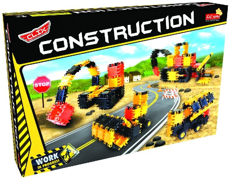 Clix Construction Building Blocks Kids Toys