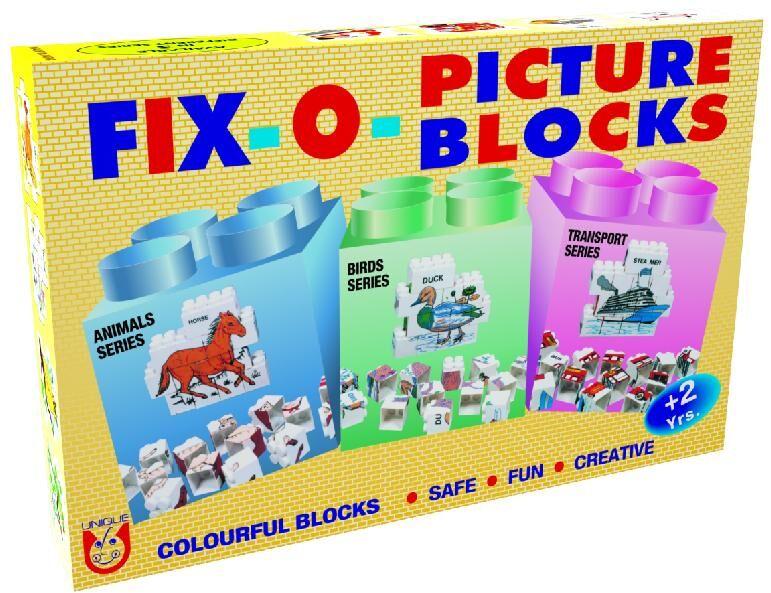 Fixo Blocks Educational Building Blocks Learning Game