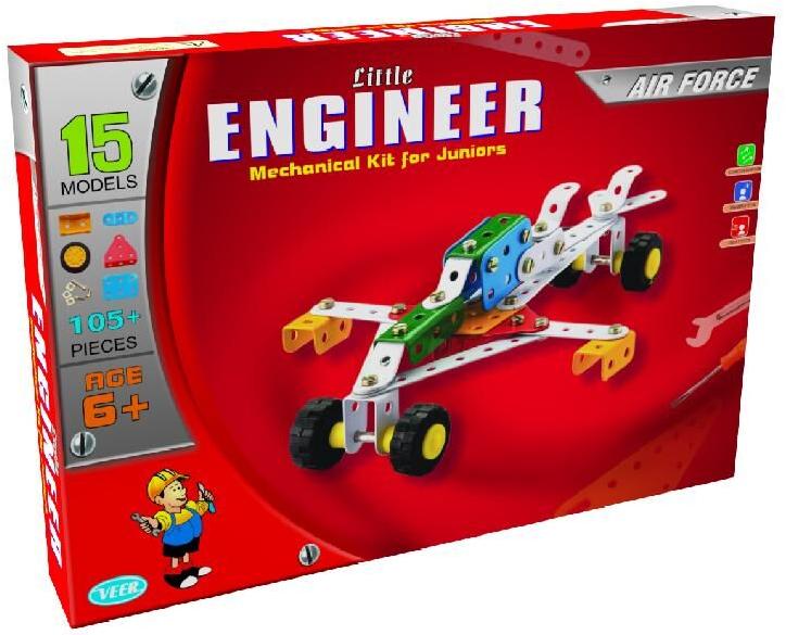 Little Engineer - Airforce Educational Learning Preschool Building Blocks Game