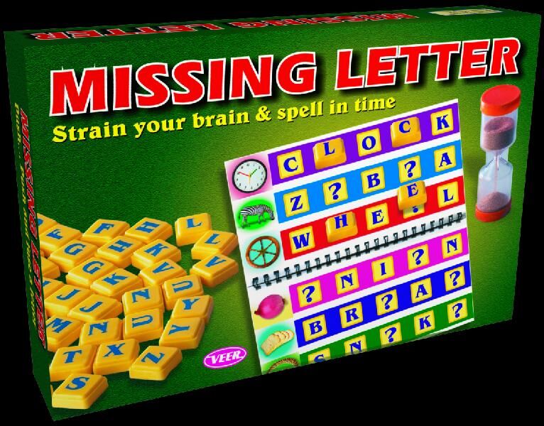 Missing Letter Educational Preschool Learning Game