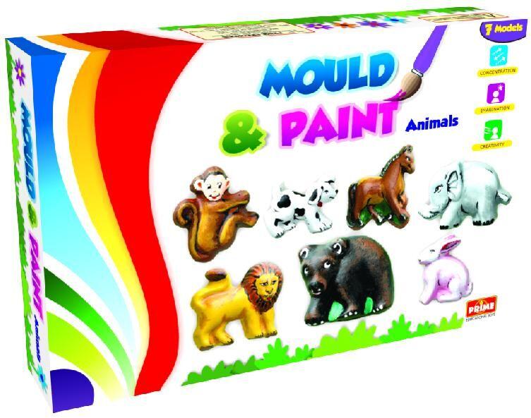 Mould & Paint Animals Creative Educational Preschool Game