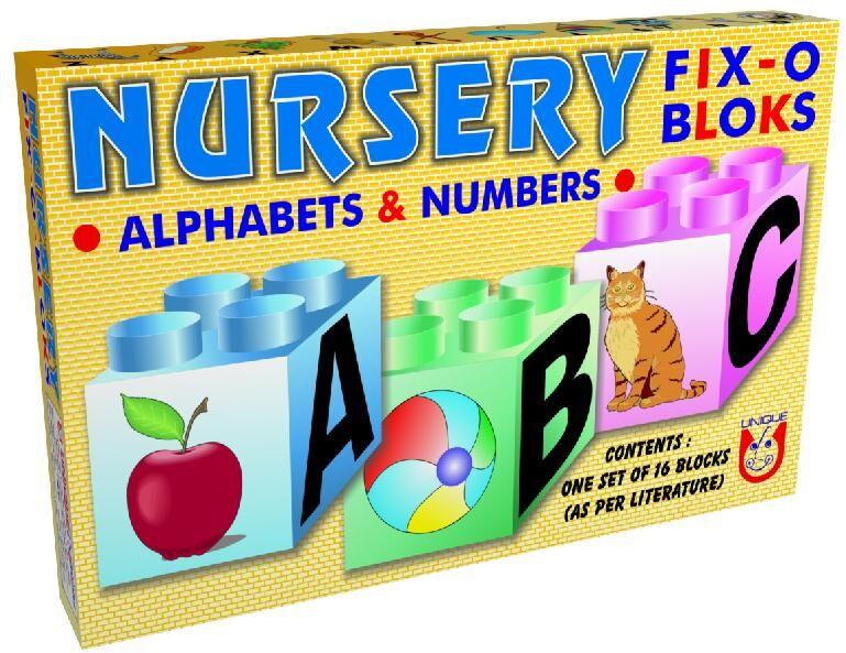 Nursery Fixo Educational Building Blocks Learning Game