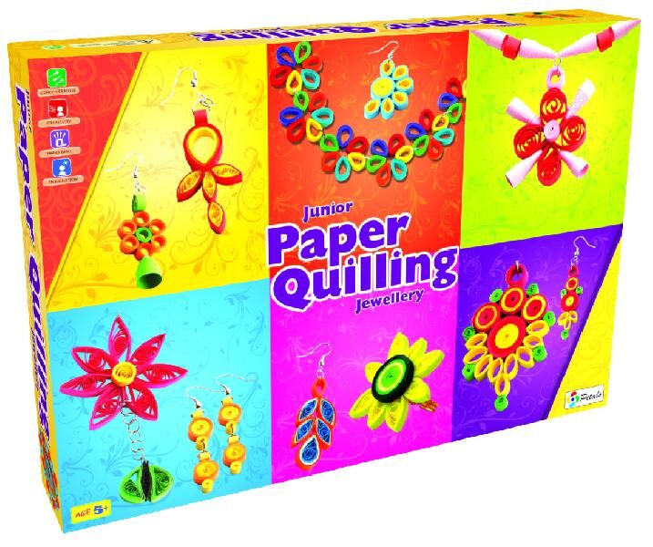 Paper Quilling - Jewellery Junior Creative Art Paper Craft Learning DIY Kit