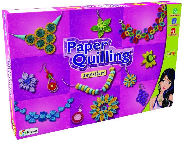 Paper Quilling - Jewellery Senior Creative Art Paper Craft Learning DIY Kit