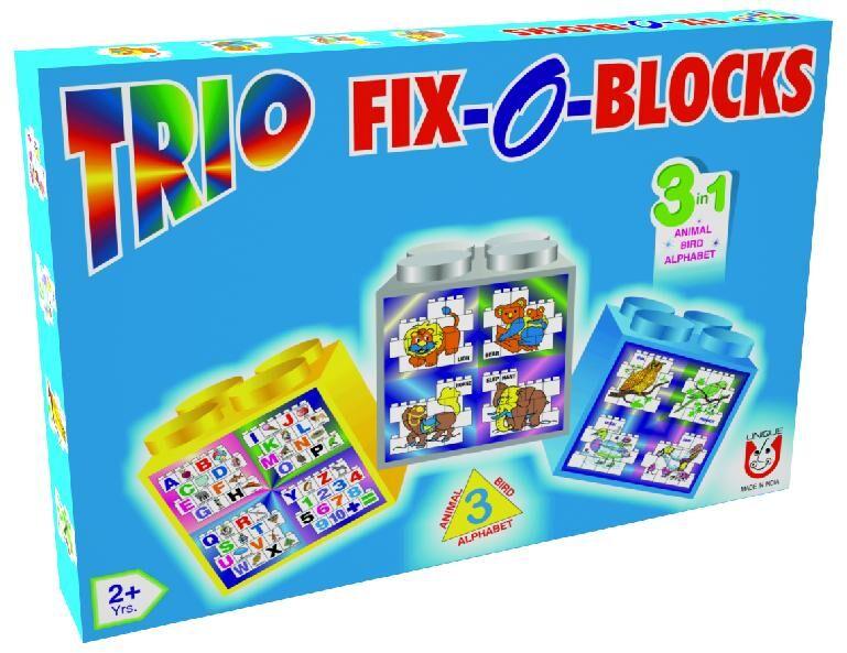 Trio Fixo Educational Building Blocks Learning Game