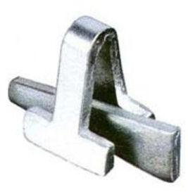 Stainless Steel Wedge Clip, Color : Silver