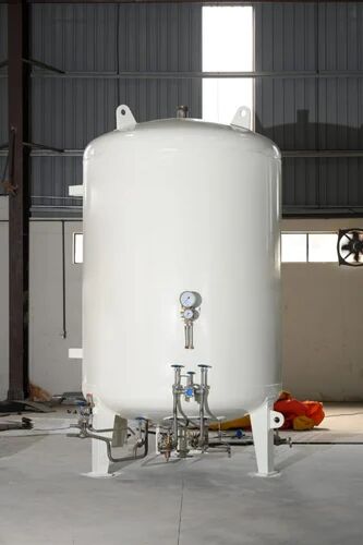 Stainless Steel Liquefied Gas Storage Tank, Color : White