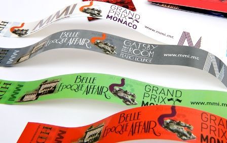 Multiple Color Wristbands With Barcode QR Code