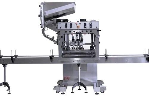 Stainless Steel Capping Machine, Capacity : 40 BPM