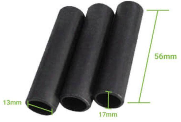 Round Injection Moulding Pp Paper Core Pipe, for Thermal Pos Billing Rolls, Length : 55-78 Mm